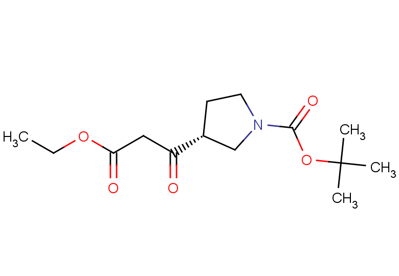 tert-butyl (3R)-3-(3-ethoxy-3-oxopropanoyl)pyrrolidine-1-carboxylate