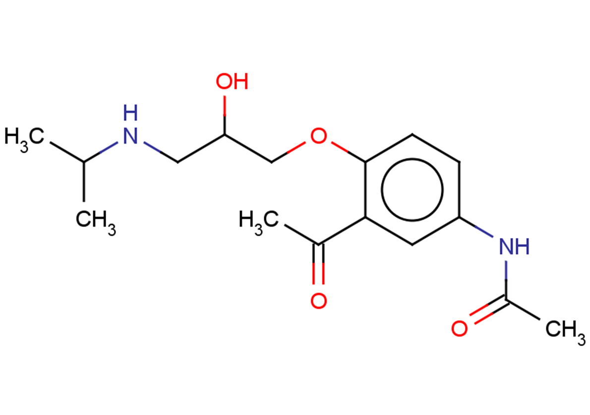 N-(3-acetyl-4-{2-hydroxy-3-[(propan-2-yl)amino]propoxy}phenyl)acetamide