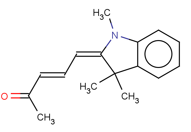 (3E)-5-[(2E)-1,3,3-trimethyl-2,3-dihydro-1H-indol-2-ylidene]pent-3-en-2-one