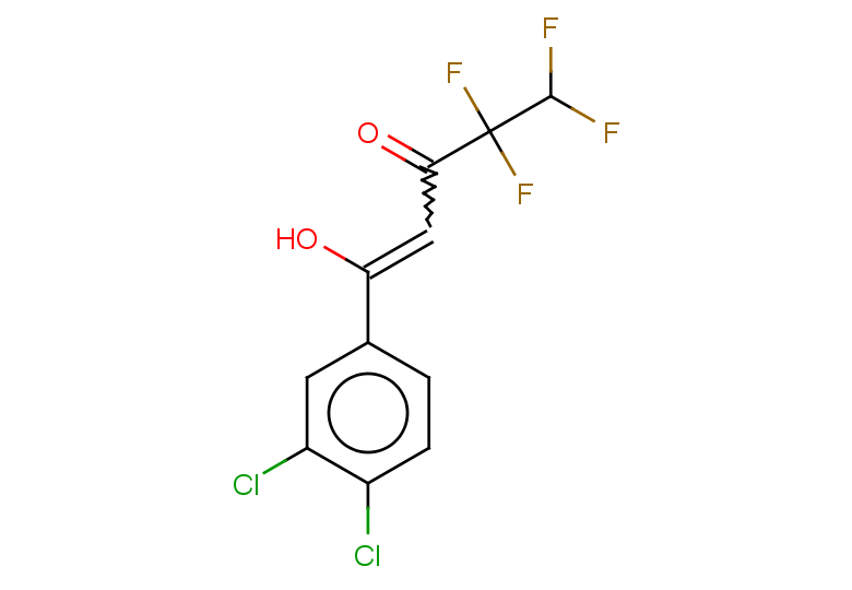 1-(3,4-dichlorophenyl)-4,4,5,5-tetrafluoro-1-hydroxypent-1-en-3-one