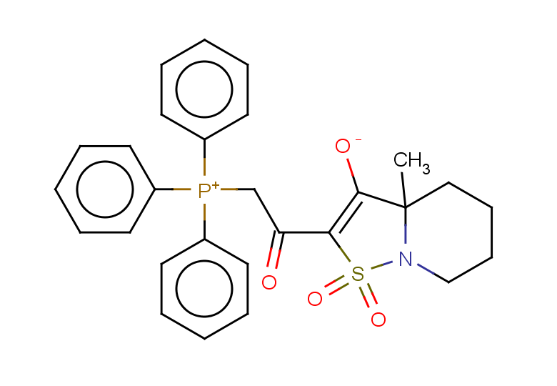 (2-{3a-methyl-3-oxido-1,1-dioxo-3aH,4H,5H,6H,7H-1lambda6-[1,2]thiazolo[2,3-a]pyridin-2-yl}-2-oxoethyl)triphenylphosphanium