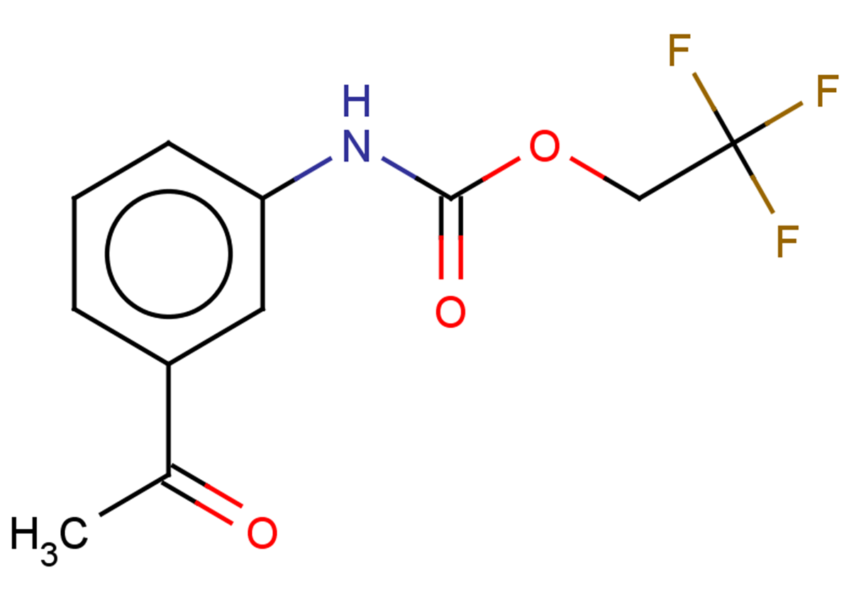 2,2,2-trifluoroethyl N-(3-acetylphenyl)carbamate