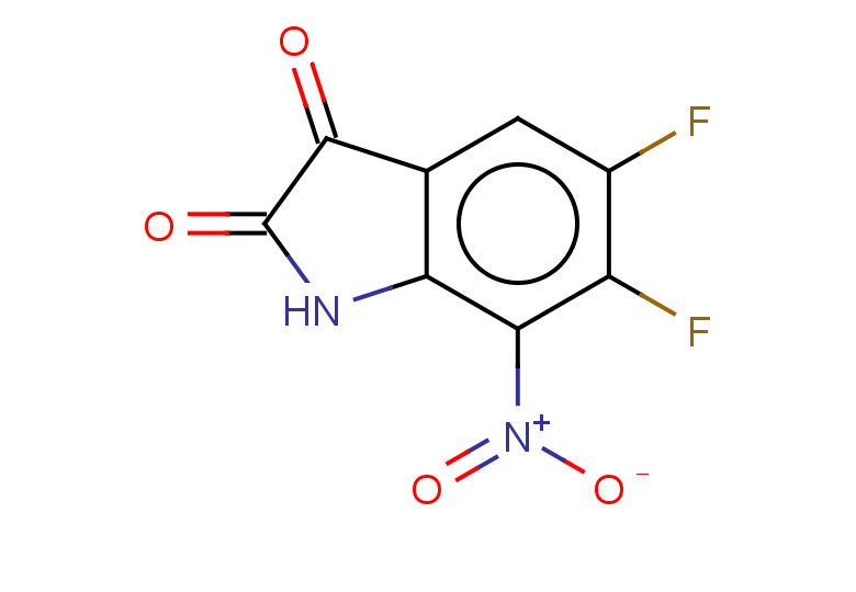 5,6-difluoro-7-nitro-2,3-dihydro-1H-indole-2,3-dione