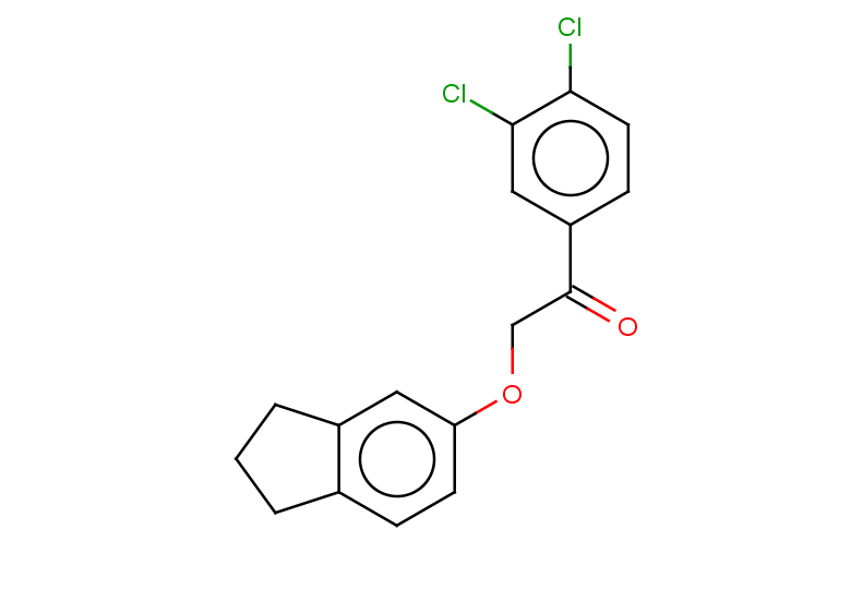 1-(3,4-dichlorophenyl)-2-(2,3-dihydro-1H-inden-5-yloxy)ethan-1-one