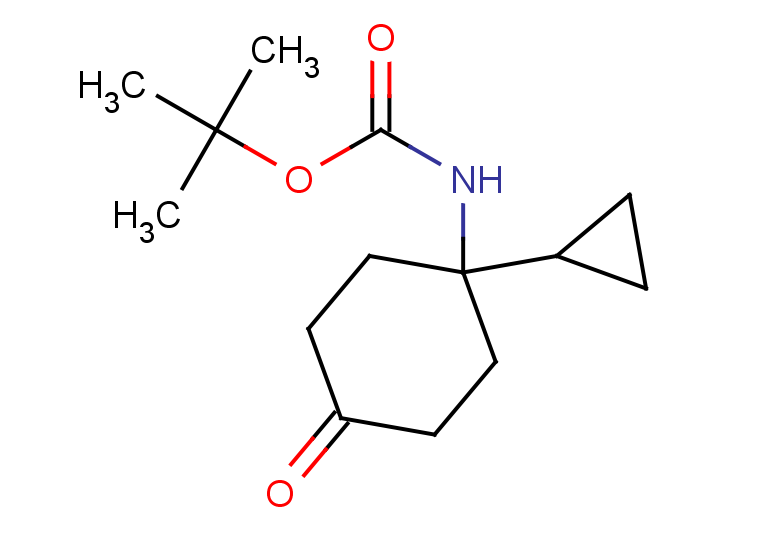 tert-butyl N-(1-cyclopropyl-4-oxocyclohexyl)carbamate