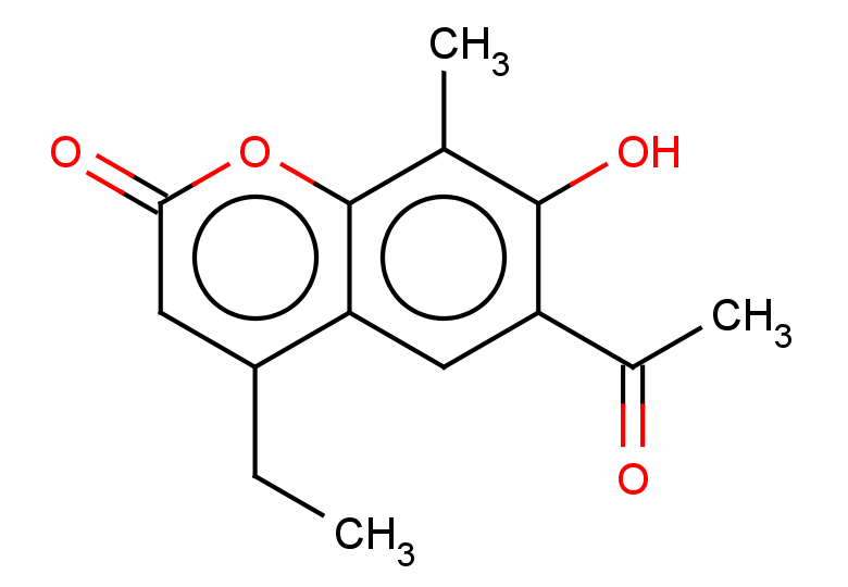 6-acetyl-4-ethyl-7-hydroxy-8-methyl-2H-chromen-2-one