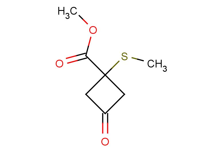 methyl 1-(methylsulfanyl)-3-oxocyclobutane-1-carboxylate