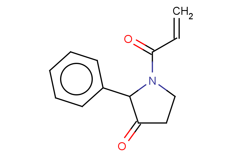2-phenyl-1-(prop-2-enoyl)pyrrolidin-3-one