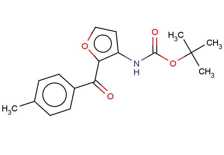 tert-butyl N-[2-(4-methylbenzoyl)furan-3-yl]carbamate