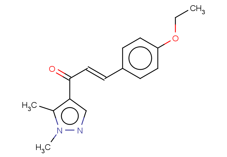(2E)-1-(1,5-dimethyl-1H-pyrazol-4-yl)-3-(4-ethoxyphenyl)prop-2-en-1-one