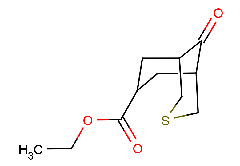 ethyl 9-oxo-3-thiabicyclo[3.3.1]nonane-7-carboxylate