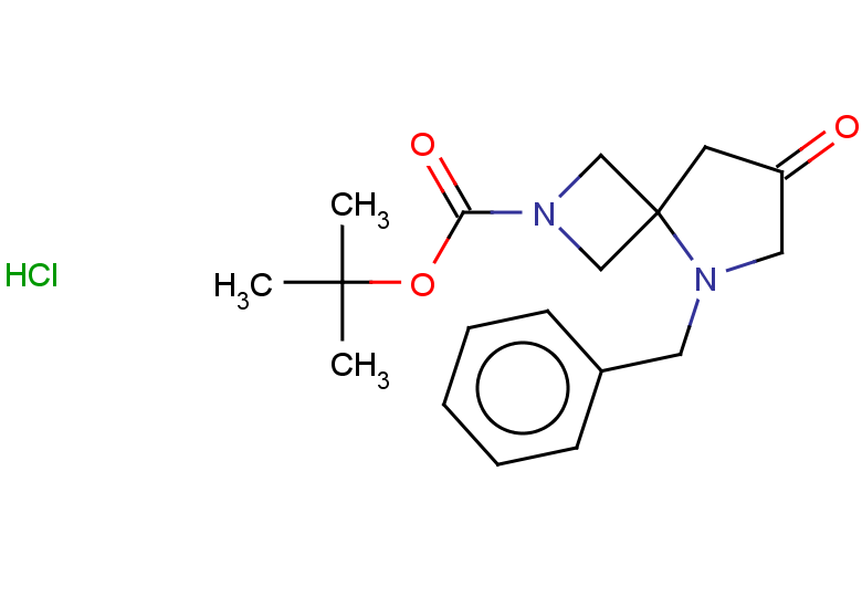 tert-butyl 5-benzyl-7-oxo-2,5-diazaspiro[3.4]octane-2-carboxylate hydrochloride