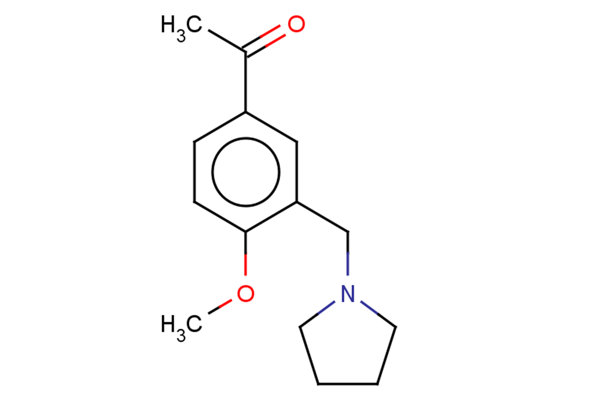 1-[4-methoxy-3-(pyrrolidin-1-ylmethyl)phenyl]ethan-1-one