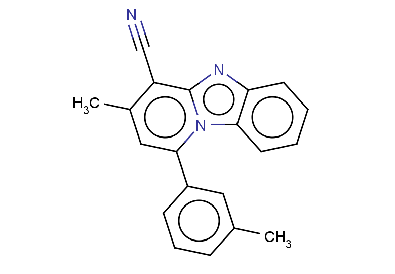 11-methyl-13-(3-methylphenyl)-1,8-diazatricyclo[7.4.0.0,2,7]trideca-2,4,6,8,10,12-hexaene-10-carbonitrile