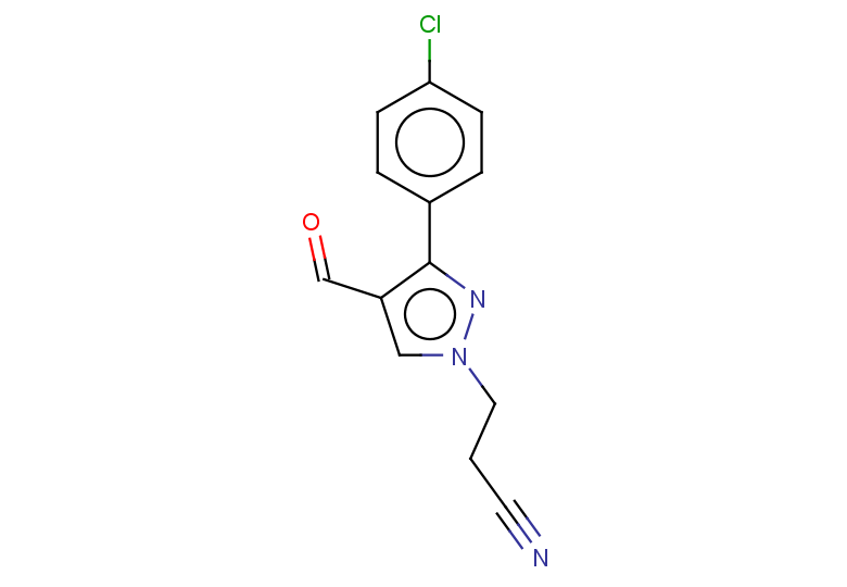 3-[3-(4-chlorophenyl)-4-formyl-1H-pyrazol-1-yl]propanenitrile