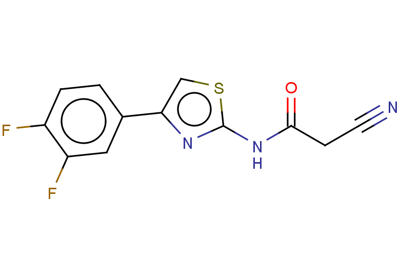 2-cyano-N-[4-(3,4-difluorophenyl)-1,3-thiazol-2-yl]acetamide