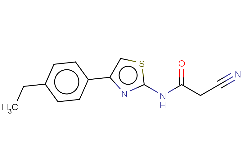 2-cyano-N-[4-(4-ethylphenyl)-1,3-thiazol-2-yl]acetamide