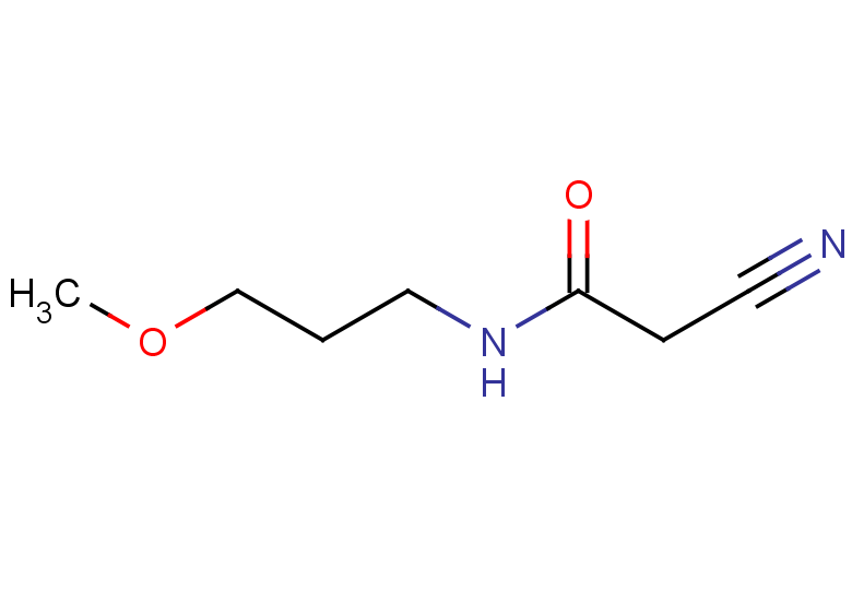 2-cyano-N-(3-methoxypropyl)acetamide