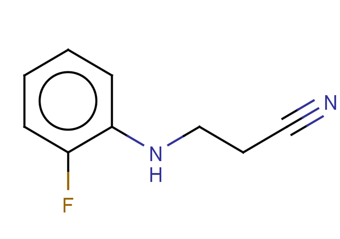 3-[(2-fluorophenyl)amino]propanenitrile