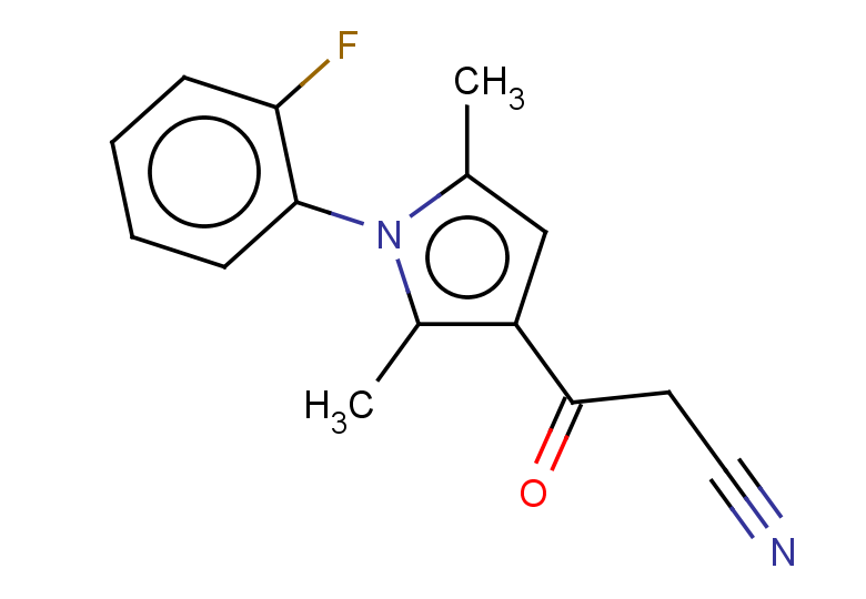 3-[1-(2-fluorophenyl)-2,5-dimethyl-1H-pyrrol-3-yl]-3-oxopropanenitrile