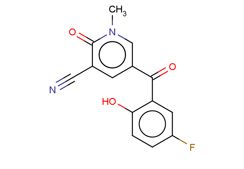 5-(5-fluoro-2-hydroxybenzoyl)-1-methyl-2-oxo-1,2-dihydropyridine-3-carbonitrile
