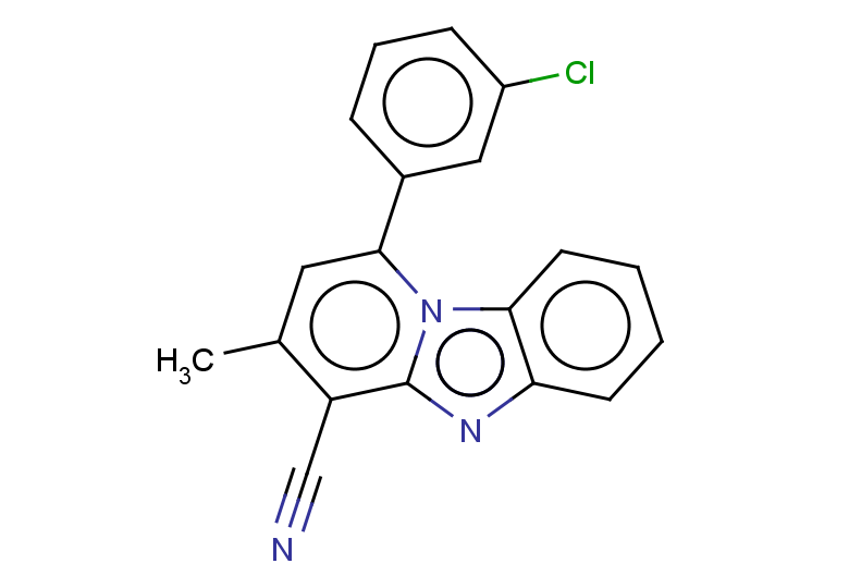 13-(3-chlorophenyl)-11-methyl-1,8-diazatricyclo[7.4.0.0,2,7]trideca-2,4,6,8,10,12-hexaene-10-carbonitrile