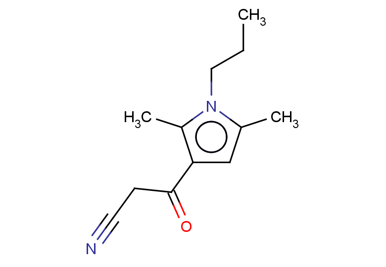 3-(2,5-dimethyl-1-propyl-1H-pyrrol-3-yl)-3-oxopropanenitrile
