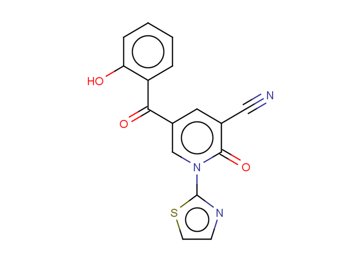 5-(2-hydroxybenzoyl)-2-oxo-1-(1,3-thiazol-2-yl)-1,2-dihydropyridine-3-carbonitrile