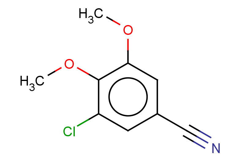 3-chloro-4,5-dimethoxybenzonitrile