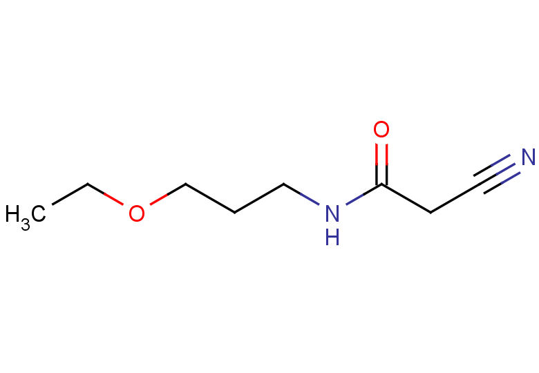 2-cyano-N-(3-ethoxypropyl)acetamide