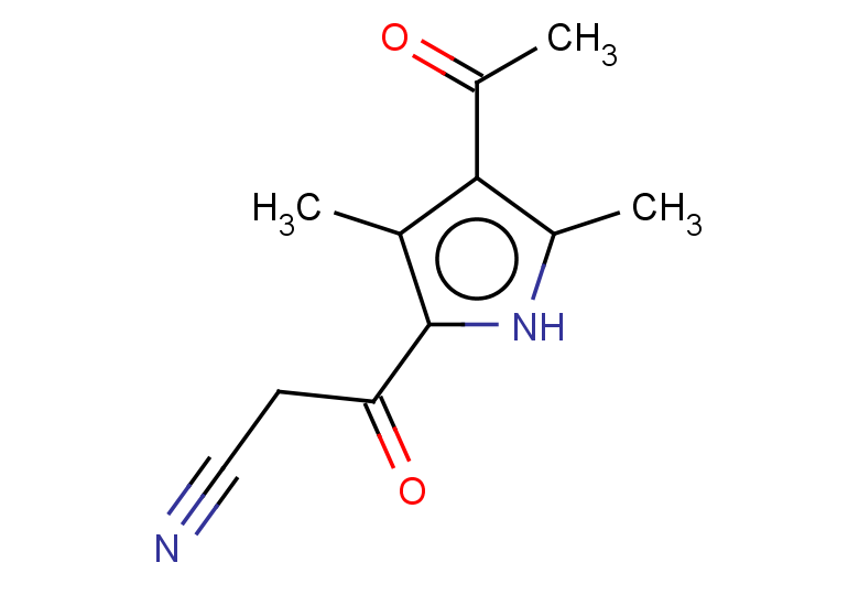 3-(4-acetyl-3,5-dimethyl-1H-pyrrol-2-yl)-3-oxopropanenitrile
