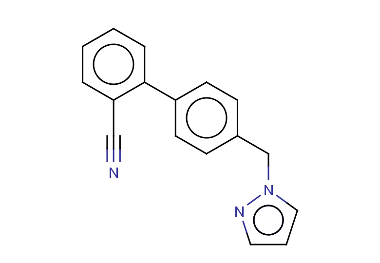 2-[4-(1H-pyrazol-1-ylmethyl)phenyl]benzonitrile