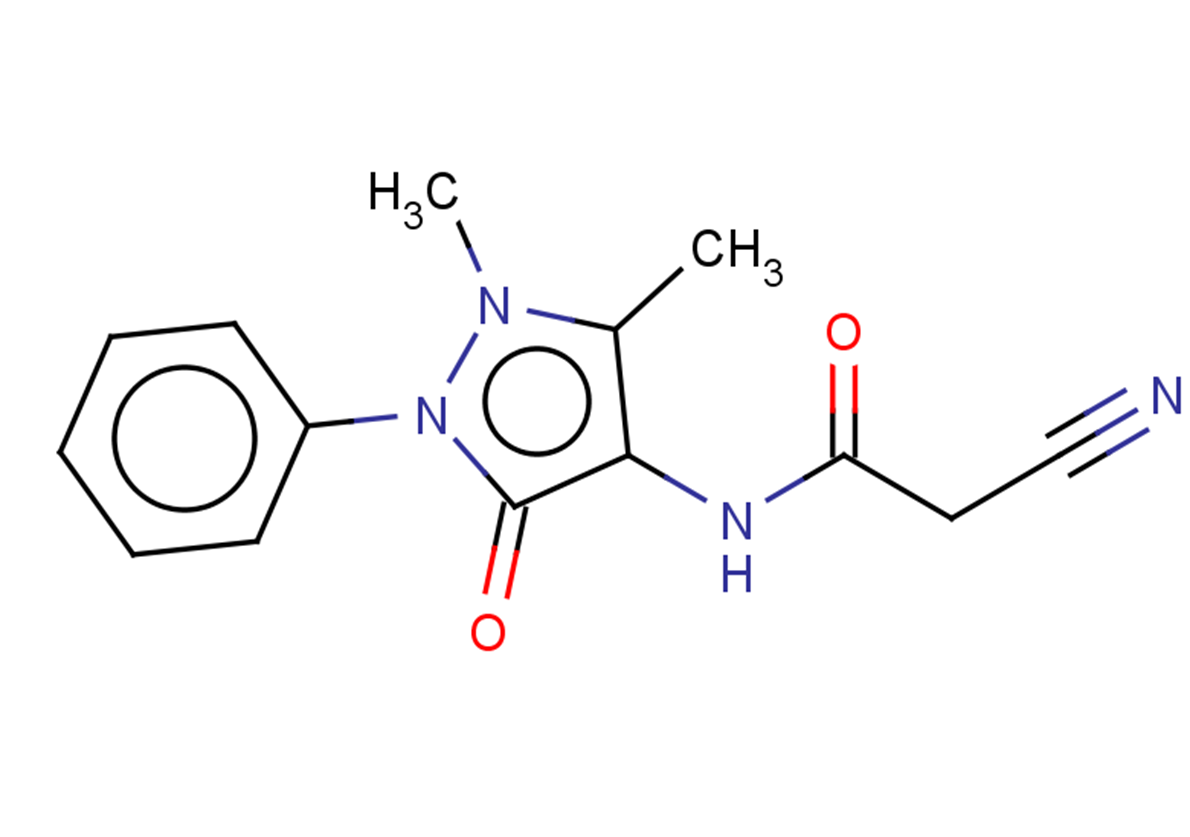 2-cyano-N-(1,5-dimethyl-3-oxo-2-phenyl-2,3-dihydro-1H-pyrazol-4-yl)acetamide