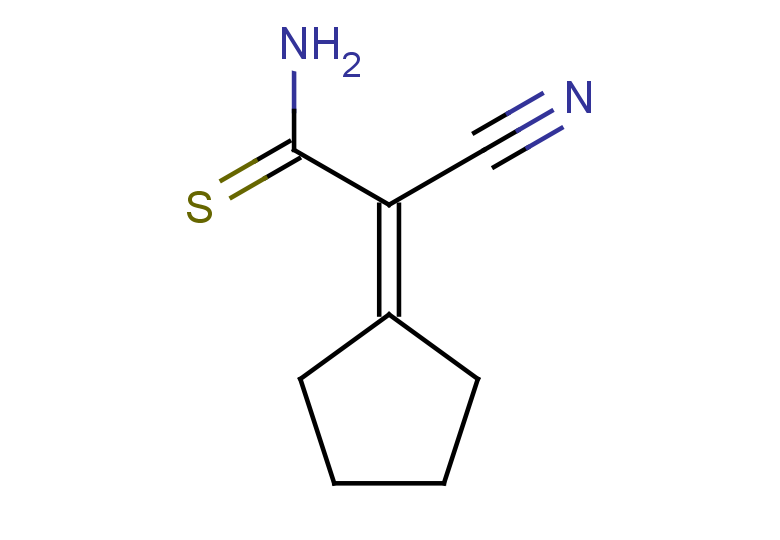 2-cyano-2-cyclopentylideneethanethioamide