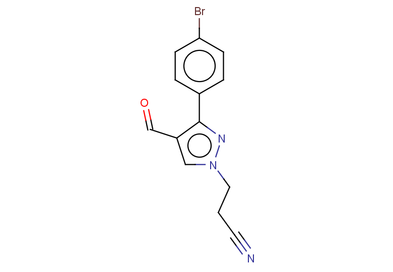 3-[3-(4-bromophenyl)-4-formyl-1H-pyrazol-1-yl]propanenitrile