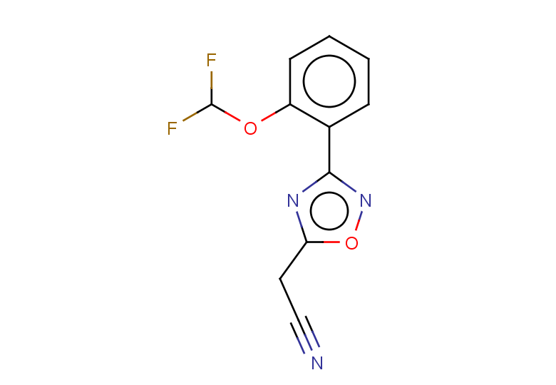 2-{3-[2-(difluoromethoxy)phenyl]-1,2,4-oxadiazol-5-yl}acetonitrile
