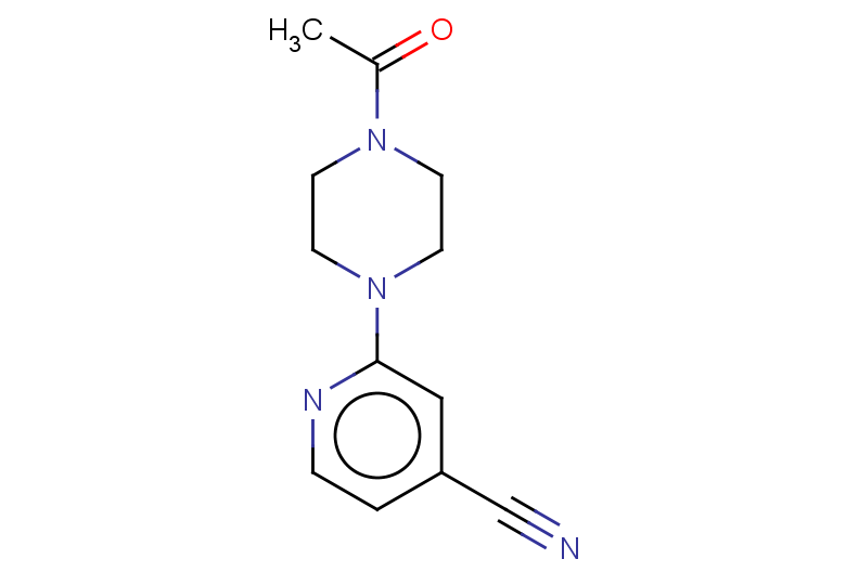 2-(4-acetylpiperazin-1-yl)pyridine-4-carbonitrile