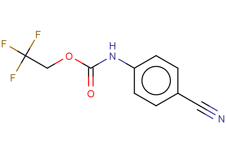 2,2,2-trifluoroethyl N-(4-cyanophenyl)carbamate