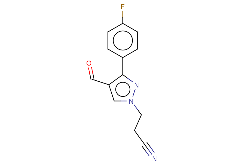 3-[3-(4-fluorophenyl)-4-formyl-1H-pyrazol-1-yl]propanenitrile