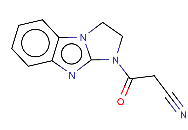 3-oxo-3-{2,5,7-triazatricyclo[6.4.0.0,2,6]dodeca-1(12),6,8,10-tetraen-5-yl}propanenitrile