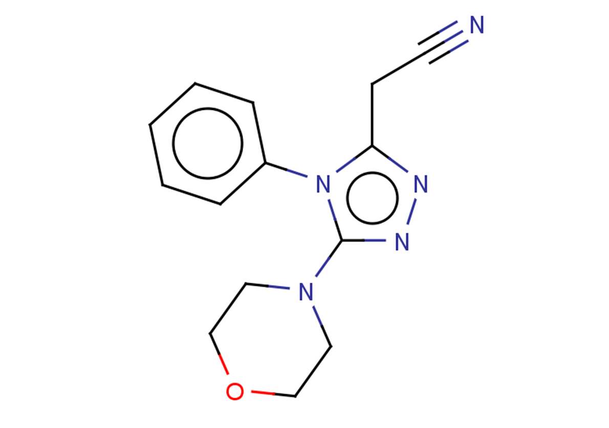 2-[5-(morpholin-4-yl)-4-phenyl-4H-1,2,4-triazol-3-yl]acetonitrile