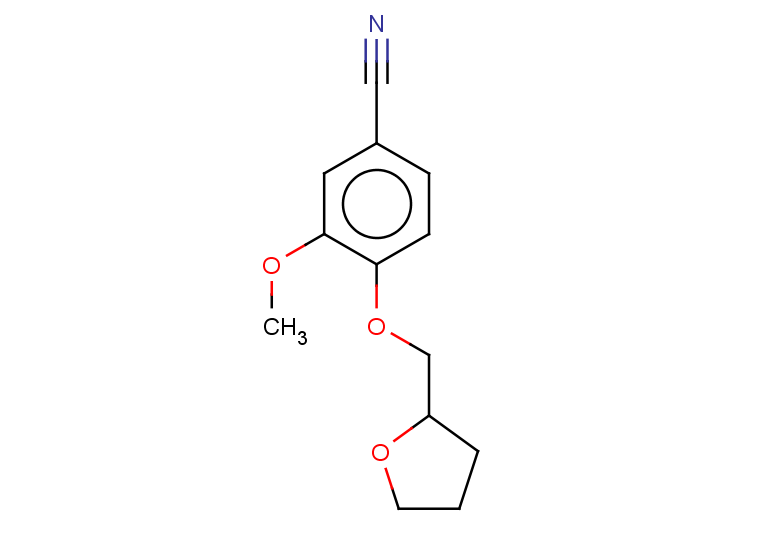 3-methoxy-4-(oxolan-2-ylmethoxy)benzonitrile