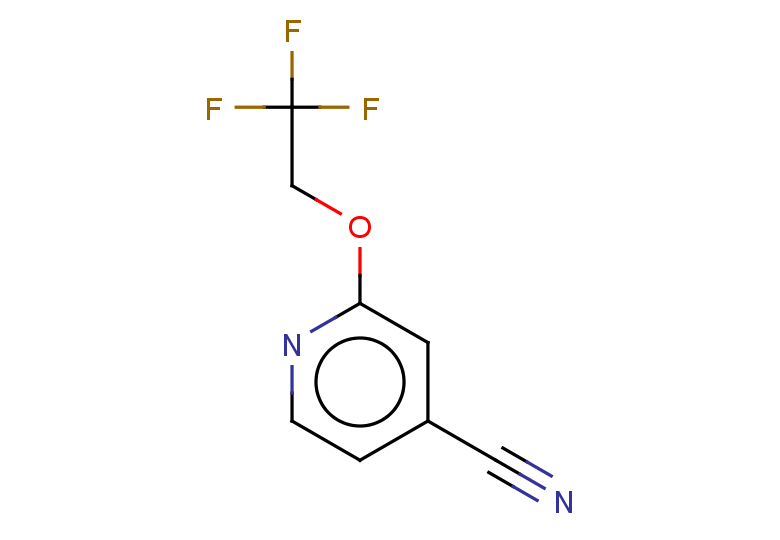 2-(2,2,2-trifluoroethoxy)pyridine-4-carbonitrile