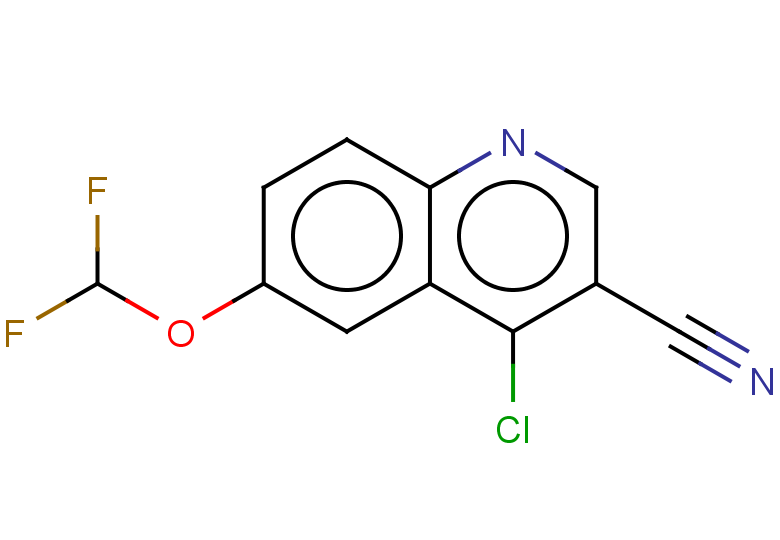 4-chloro-6-(difluoromethoxy)quinoline-3-carbonitrile