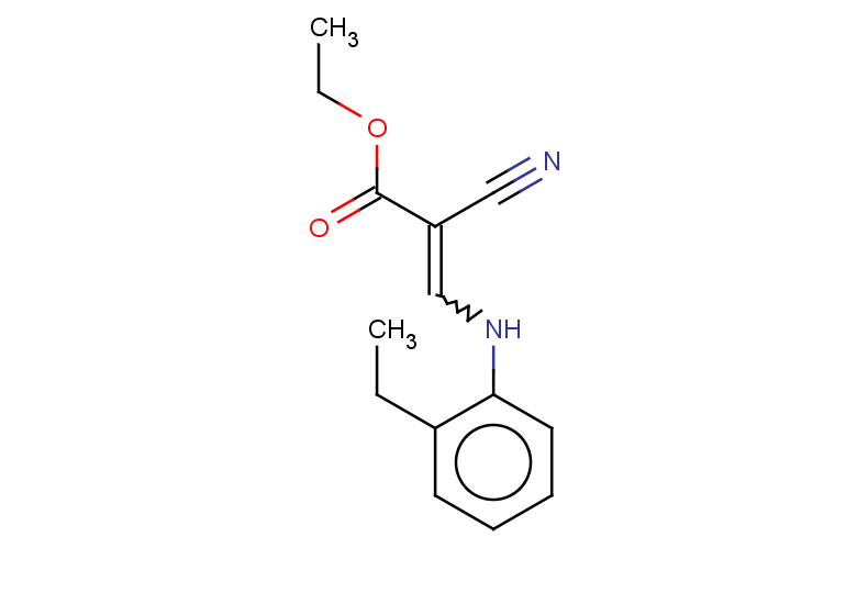 ethyl 2-cyano-3-[(2-ethylphenyl)amino]prop-2-enoate
