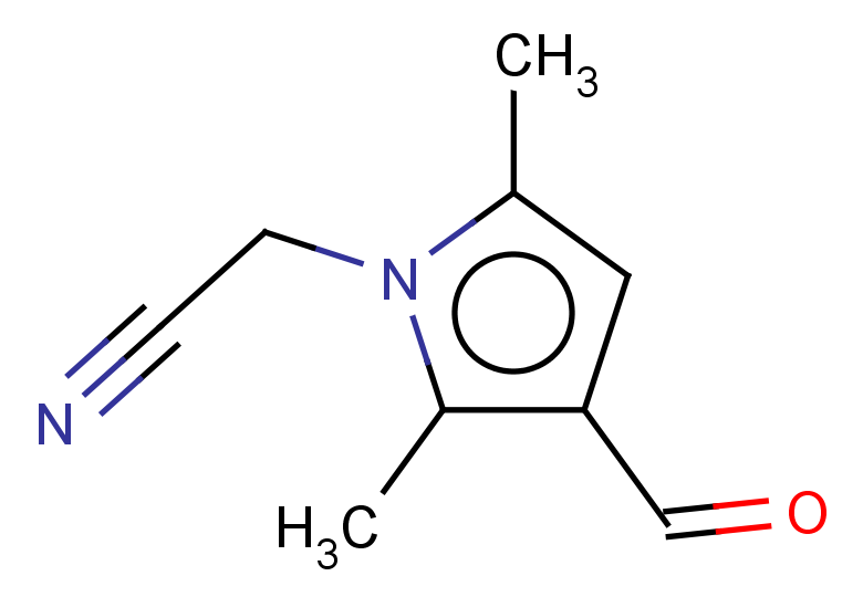 2-(3-formyl-2,5-dimethyl-1H-pyrrol-1-yl)acetonitrile