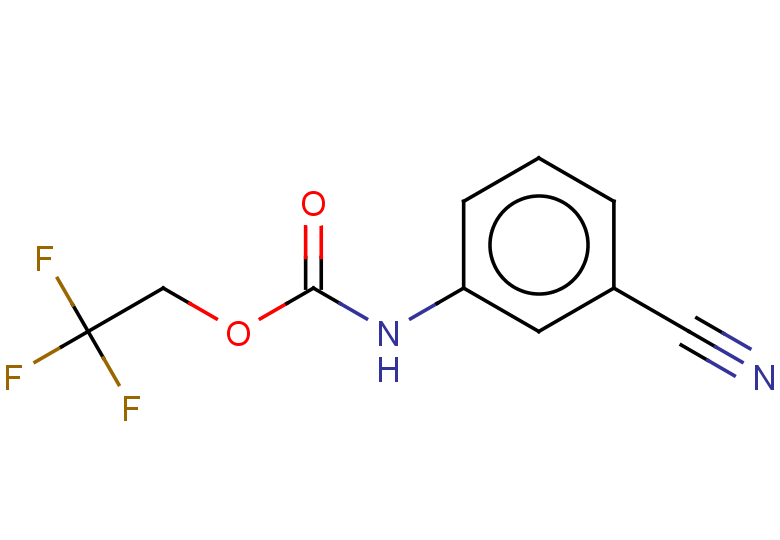 2,2,2-trifluoroethyl N-(3-cyanophenyl)carbamate
