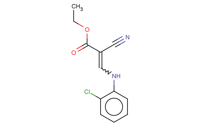 ethyl 3-[(2-chlorophenyl)amino]-2-cyanoprop-2-enoate