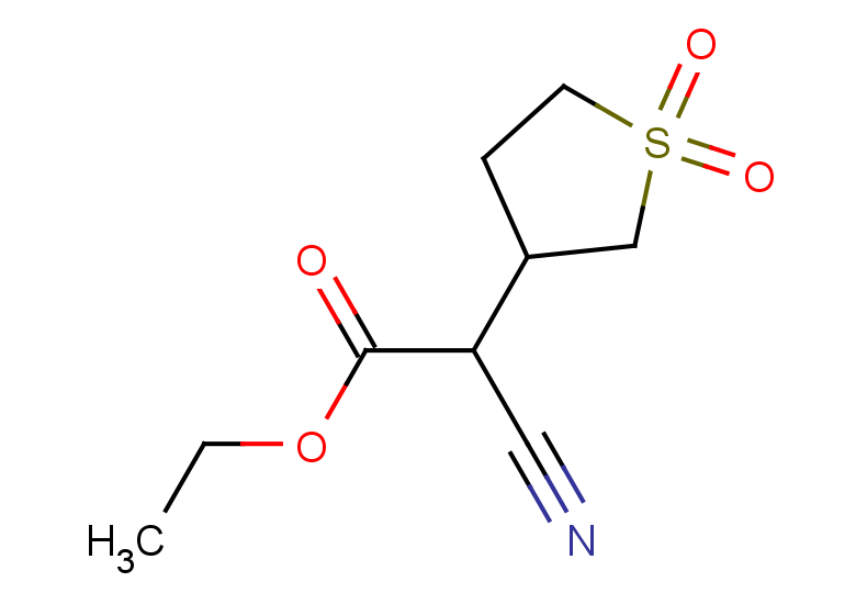 ethyl 2-cyano-2-(1,1-dioxo-1lambda6-thiolan-3-yl)acetate