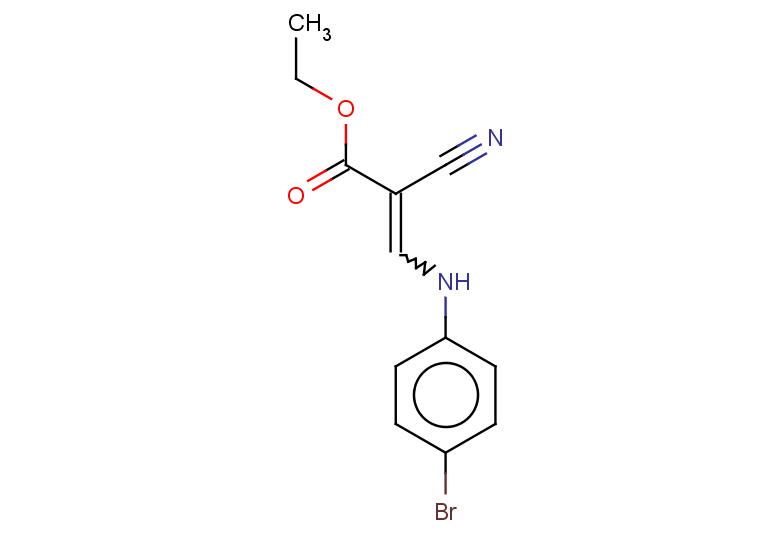 ethyl 3-[(4-bromophenyl)amino]-2-cyanoprop-2-enoate